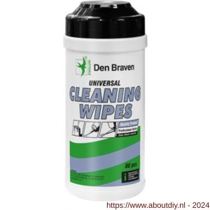Zwaluw Universal Cleaning Wipes handreignier doekjes set 80 stuks - A51250115 - afbeelding 1