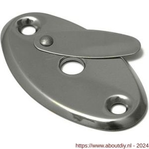 QlinQ sleutelplaatje voor penslot roestvast staal - A40850790 - afbeelding 1