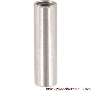 ASF ronde verbindingsmoer M6-10x20 mm RVS A2 - A40814437 - afbeelding 1