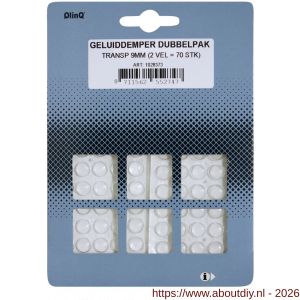 QlinQ geluiddemper zelfklevend transparant 9 mm - A40850870 - afbeelding 1