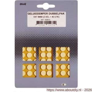 QlinQ geluiddemper zelfklevend wit 9 mm - A40850871 - afbeelding 1