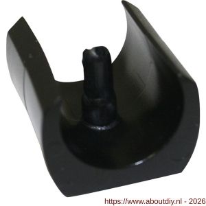 QlinQ slededop 20-22 mm zwart set 4 stuks - A40850872 - afbeelding 1