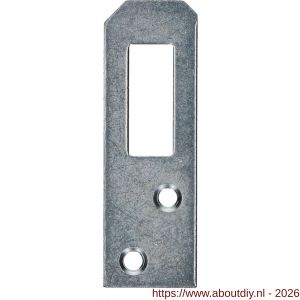 QlinQ rekoog rechthoekig 60x20 mm verzinkt set 2 stuks - A40850221 - afbeelding 1