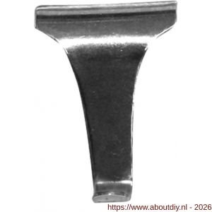 QlinQ schilderijlijsthaak 43 mm vernikkeld set 2 stuks - A40850192 - afbeelding 1