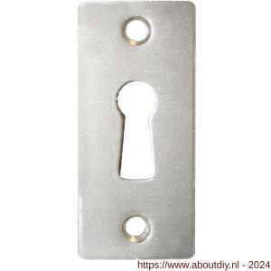 QlinQ sleutelplaat 56x25 mm elox aluminium - A40850787 - afbeelding 1
