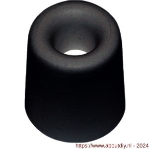 QlinQ deurbuffer 30x25 mm rubber zwart - A40850740 - afbeelding 1