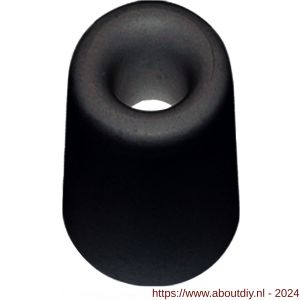 QlinQ deurbuffer 75x35 mm rubber zwart - A40850752 - afbeelding 1