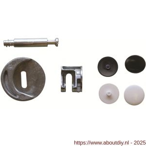 QlinQ meubelbevestigingsset mini excenter 15 mm spanmaat 30.3 mm - A40850962 - afbeelding 1