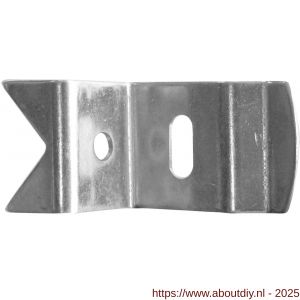 QlinQ tafelbladklem blank horizontaal set 4 stuks - A40850967 - afbeelding 1