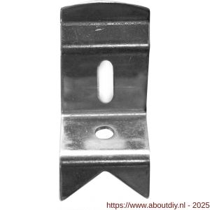 QlinQ tafelbladklem blank verticaal set 4 stuks - A40850968 - afbeelding 1