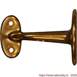 QlinQ leuninghouder messing opschroefbaar set 2 stuks - A40850803 - afbeelding 1