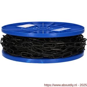 QlinQ lampketting 3 mm hamerslag zwart 30 m rol - A40850373 - afbeelding 1