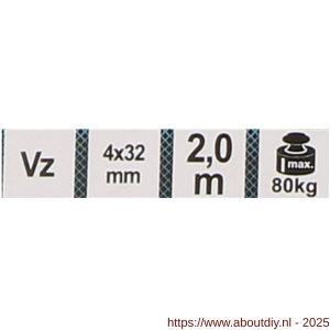 QlinQ voetketting 32x4 mm verzinkt 2 m - A40850393 - afbeelding 2