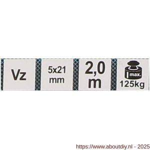 QlinQ voetketting 35x5 mm verzinkt 2 m - A40850395 - afbeelding 2