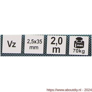 QlinQ victorketting 2.5 mm verzinkt K27 2 m - A40850378 - afbeelding 2