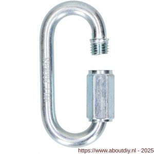 QlinQ noodschakel schroefbaar 6 mm verzinkt - A40850354 - afbeelding 2