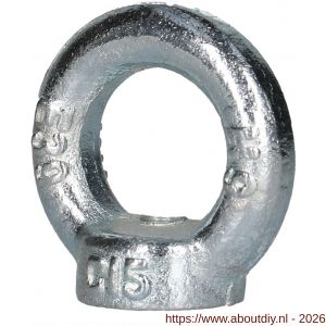 QlinQ oogmoer DIN 582 M6 verzinkt - A40850082 - afbeelding 3