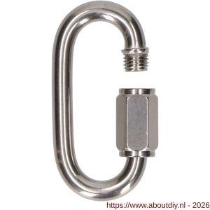 QlinQ noodschakel schroefbaar 8 mm RVS - A40850348 - afbeelding 2