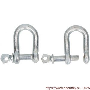 QlinQ D-sluiting M5 verzinkt set 2 stuks - A40850117 - afbeelding 2