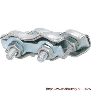 QlinQ duplexstaaldraadklem 3 mm verzinkt set 2 stuks - A40850287 - afbeelding 4