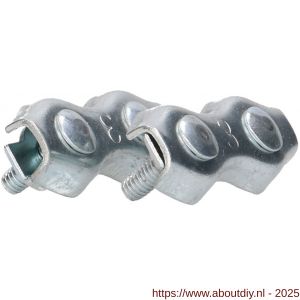 QlinQ duplexstaaldraadklem 3 mm verzinkt set 2 stuks - A40850287 - afbeelding 5