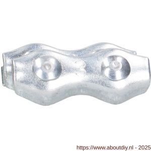 QlinQ duplexstaaldraadklem 3 mm verzinkt set 2 stuks - A40850287 - afbeelding 6