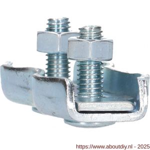 QlinQ duplexstaaldraadklem 6 mm verzinkt - A40850288 - afbeelding 3