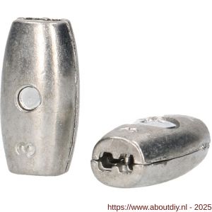 QlinQ staaldaadklem eimodel 3 mm verzinkt set 2 stuks - A40850307 - afbeelding 4