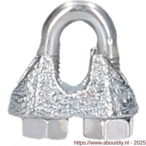 QlinQ staaldraadklem 3 mm verzinkt set 4 stuks - A40850296 - afbeelding 3