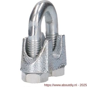 QlinQ staaldraadklem 10 mm verzinkt set 2 stuks - A40850299 - afbeelding 4