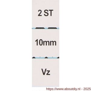 QlinQ staaldraadklem 10 mm verzinkt set 2 stuks - A40850299 - afbeelding 7