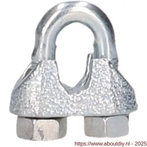 QlinQ staaldraadklem 5 mm verzinkt set 10 stuks - A40850301 - afbeelding 3