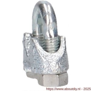 QlinQ staaldraadklem 5 mm verzinkt set 10 stuks - A40850301 - afbeelding 6
