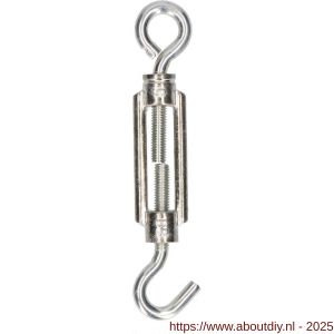 QlinQ draadspanner 5x50 mm verzinkt set 8 stuks - A40850319 - afbeelding 2