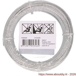 QlinQ staaldraad 2 mm verzinkt 30 m rol - A40850987 - afbeelding 2