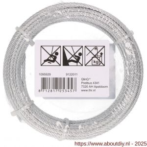 QlinQ staaldraad 3 mm verzinkt 10 m rol - A40850988 - afbeelding 2