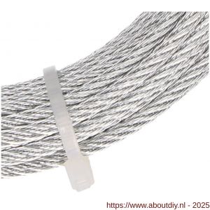 QlinQ staaldraad 3 mm verzinkt 10 m rol - A40850988 - afbeelding 4