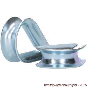 QlinQ puntkous 10 mm verzinkt set 2 stuks - A40850317 - afbeelding 4