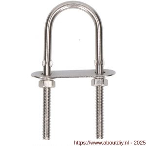 QlinQ uitlaatklem M6x30 mm RVS - A40850005 - afbeelding 2
