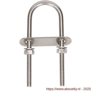 QlinQ uitlaatklem M6x30 mm RVS - A40850005 - afbeelding 3