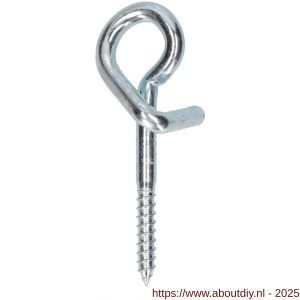 QlinQ schommelhaak 10x160 mm houtdraad verzinkt - A40850210 - afbeelding 1