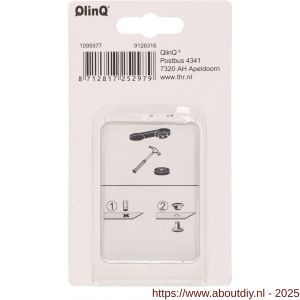 QlinQ holniet 11 mm vernikkeld met tool set 8 stuks - A40850075 - afbeelding 2