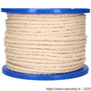 QlinQ sisalkoord 8 mm 100 m rol - A40850149 - afbeelding 1