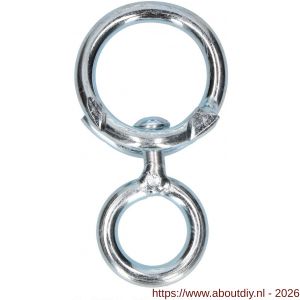 QlinQ wervel 6 mm verzinkt - A40850246 - afbeelding 2