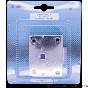 QlinQ oplegkastslot 30 mm stift 7 mm mat nikkel - A40850563 - afbeelding 1
