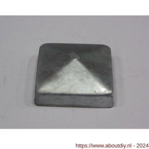 ASF paalkap piramide 71x71 mm staal thermisch verzinkt - A40824192 - afbeelding 1