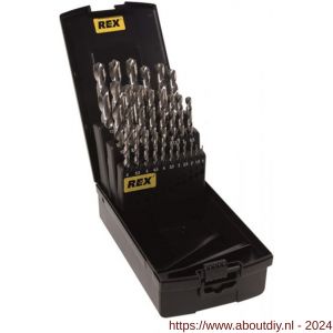 REX set SteelMaster HSS-G DIN 338 19 delig cassette - A40840039 - afbeelding 1