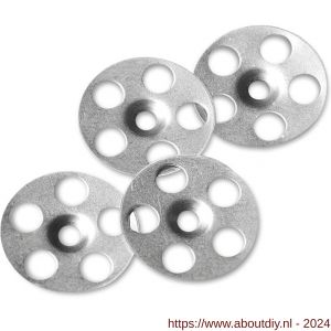 Steelies Ultimate bevestigingsrozet 36x5.5x1.0 mm A2 polyboard-XPS platen - A40860691 - afbeelding 1