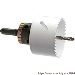 Diager Quick-Lock met centreerboor zeskant 9.5 mm voor diameter 14-210 mm - A40878418 - afbeelding 2