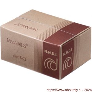 MacNails machinenagel 3.4x80 mm blank gewalst 5 kg - A40894551 - afbeelding 2